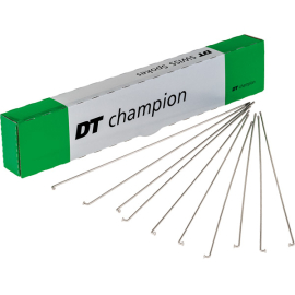 DT Swiss Champion 1.8 310mm Silver Spokes Box of 100 